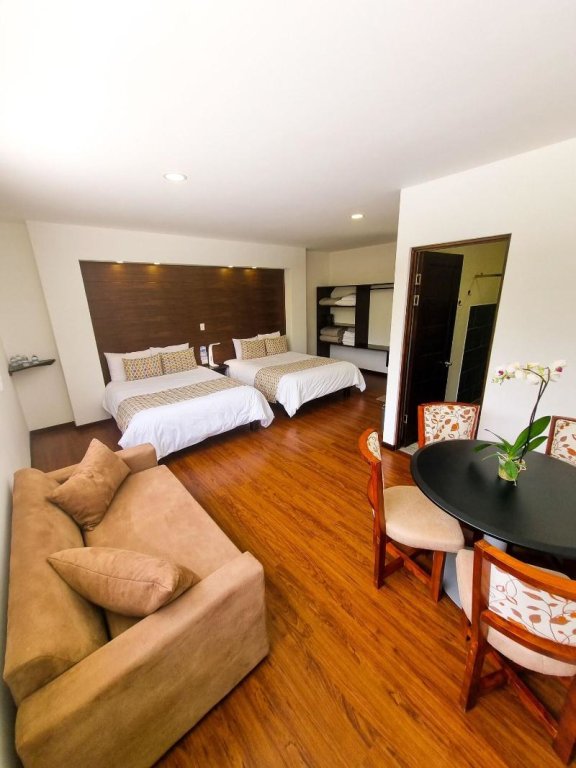 Deluxe Double room with balcony and with mountain view full double bed